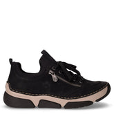 Sneaker in ecopelle e tessuto nero | Boscaini Scarpe