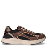 Curtis NBX sneaker in tessuto ed ecopelle bambina nero bronzo | Boscaini Scarpe