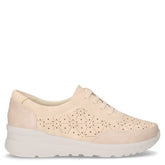 Sneaker slip on in ecopelle beige | Boscaini Scarpe