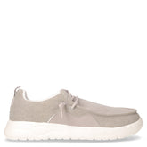 Stringata casual in tessuto grigio | Boscaini Scarpe