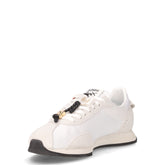 Easy Runner sneaker in tessuto e pelle bianco | Boscaini Scarpe