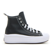 Ctas Move Hi sneaker con platform ragazza black white | Boscaini Scarpe