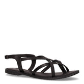 Sandalo infradito in pelle nero | Boscaini Scarpe