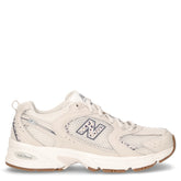 530 sneaker in pelle grigio luna | Boscaini Scarpe