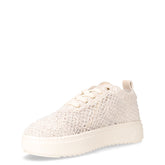 Sneaker in tessuto bianco marmo | Boscaini Scarpe