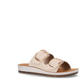 Ciabatta aperta in ecopelle ghiaccio | Boscaini Scarpe