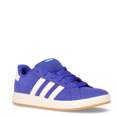 Grand court 00s sneaker da bambino in ecopelle bianco blu - ADIDAS | Boscaini Scarpe