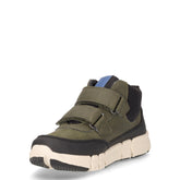 Flexyper sneaker bambino in ecopelle e tessuto militare | Boscaini Scarpe