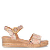 Sandalo con zeppa beige | Boscaini Scarpe