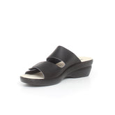 Ciabatta comfort nero | Boscaini Scarpe