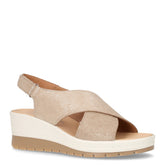 Sandalo con tacco champagne - Sandali Con Tacco Donna | Boscaini Scarpe