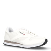 Sneakers in tessuto ed ecopelle bianco | Boscaini Scarpe