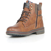 Stivaletto stringato cognac | Boscaini Scarpe