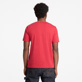 NORTHWOOD WORDMARK LOGO SHORT t-shirt in cotone rosso | Boscaini Scarpe