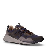 Wilfred sneaker in tessuto e pelle navy blu grigio | Boscaini Scarpe