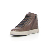 Sneaker con zip caffè | Boscaini Scarpe