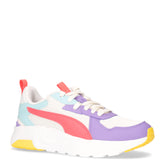 Trinity Lite sneaker ragazza in ecopelle bianco pesca - Mid Season Sale Bambino | Boscaini Scarpe