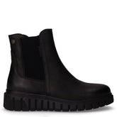 Stivaletto in ecopelle con zip nero | Boscaini Scarpe
