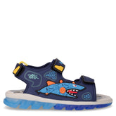 Sandalo in ecopelle bambino navy | Boscaini Scarpe