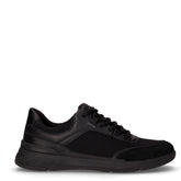 Vittour sneaker in ecopelle e tessuto nero | Boscaini Scarpe