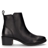 Tronchetto in pelle con zip nero | Boscaini Scarpe