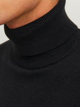 ìMaglione dolcevita in cotone nero | Boscaini Scarpe