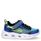 Vortex 3.0 sneaker in tessuto con luci bambino blu verde | Boscaini Scarpe