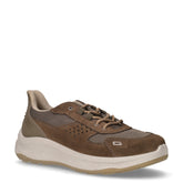 Sneaker in pelle scamosciata e tessuto fieno | Boscaini Scarpe