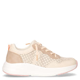 Sneaker in ecopelle crema | Boscaini Scarpe