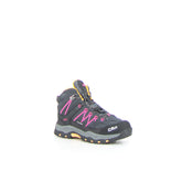 Kids Rigel Mid scarpone da trekking bambina antracite bouganville | Boscaini Scarpe