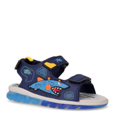 Sandalo in ecopelle bambino navy | Boscaini Scarpe