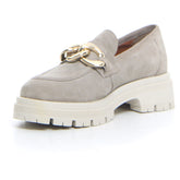 Mocassino chunky con catena ivory | Boscaini Scarpe