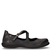 Ballerina sportiva in pelle nero | Boscaini Scarpe