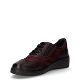Neta stringata in pelle stile inglese bordeaux | Boscaini Scarpe
