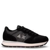 ally New Bright Nylon sneaker in tessuto e pelle nero | Boscaini Scarpe