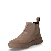 Flextride stivaletto in pelle scamosciata grigio tortora | Boscaini Scarpe