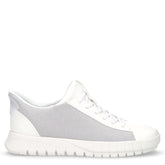 Flextride sneaker in tessuto e ecopelle grigio bianco | Boscaini Scarpe