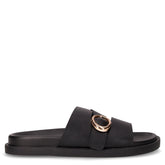 Ciabatta in ecopelle nero | Boscaini Scarpe