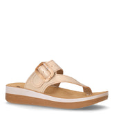 Ciabatta infradito in ecopelle sabbia | Boscaini Scarpe