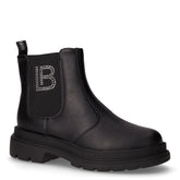 Stivaletto in ecopelle con zip bambina nero | Boscaini Scarpe