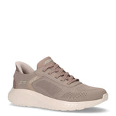 Bobs Squad Chaos Solid Step sneaker slip ins in tessuto taupe scuro - Sneakers Uomo | Boscaini Scarpe