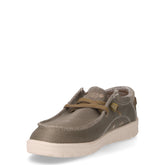 Samoa Wallabee stringata sportiva in tessuto salvia | Boscaini Scarpe