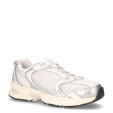 530 sneaker in ecopelle e tessuto argento metallizzato - Sneakers Donna | Boscaini Scarpe