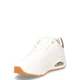 Uno jungle nite sneaker in ecopelle bianco leopardo | Boscaini Scarpe