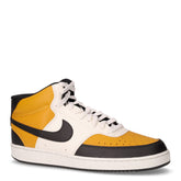 Court Vision Mid sneaker in pelle giallo nero bianco | Boscaini Scarpe