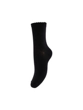 Calzini glitterati in tessuto nero | Boscaini Scarpe