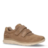 Sneaker con strappi in pelle tortora | Boscaini Scarpe
