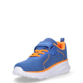 HRO sneaker in tessuto ed ecopelle bambino blu arancio | Boscaini Scarpe