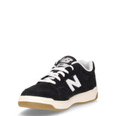 480 sneaker bambino in pelle nero | Boscaini Scarpe