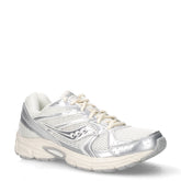 Ride Millenium sneaker in tessuto ed ecopelle crema argento | Boscaini Scarpe